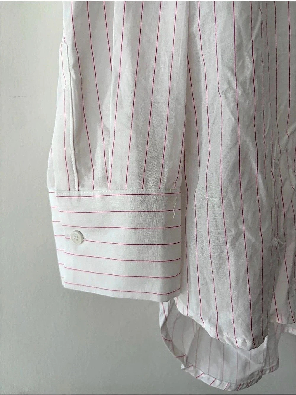 The Frankie Shop Striped Oversize Button Down Shirt Size L - Picture 5 of 7
